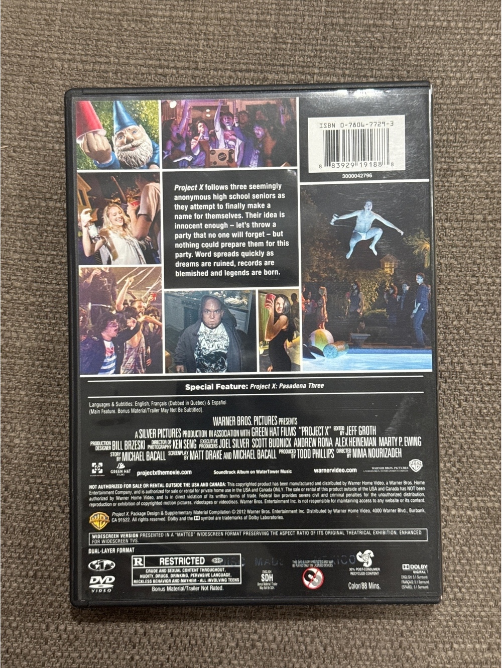 Project X (DVD, 2012) - Picture 2 of 3